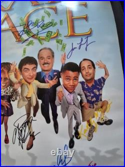 RAT RACE-JOHN CLEESE CAST SIGNED-THE MOVIE POSTER-vintage-withCOA ekim