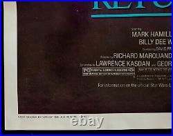 RETURN OF JEDI re-issue (1985) RARE VINTAGE ORIG One Sheet Movie Poster