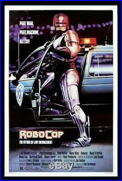 ROBOCOP CineMasterpieces VINTAGE ORIGINAL MOVIE POSTER COP POLICE ROLLED 1987