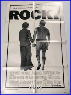 ROCKY (1977) Sylvester Stallone Original Movie Poster 27x40 Vintage Boxing 1976
