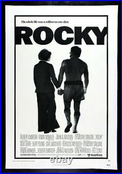 ROCKY CineMasterpieces VINTAGE ORIGINAL MOVIE POSTER BOXING NM-M LINEN 1976