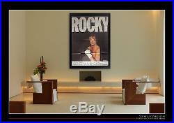 ROCKY Sylvester Stallone 4x6 ft Vintage French Grande Movie Poster Original 1977