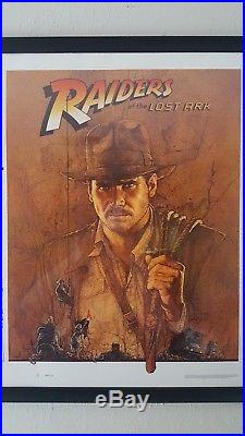 Raiders Of The Lost Ark1981 Original Vintage Half Sheet Movie Poster Very Rare