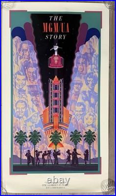Rare 1986 MGM UA Story Poster Doug Johnson Vintage Hollywood Movie Studio 21x37