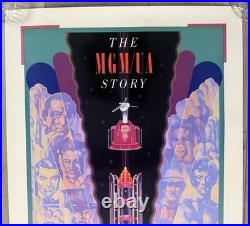 Rare 1986 MGM UA Story Poster Doug Johnson Vintage Hollywood Movie Studio 21x37
