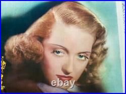 Rare Classic Vintage Original Movie Poster Dark Victory (1939) Bette Davis