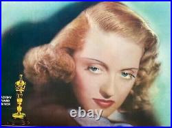 Rare Classic Vintage Original Movie Poster Dark Victory (1939) Bette Davis