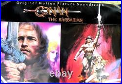 Rare Conan The Barbarian 1982 Vintage Original Movie Soundtrack Promo Poster