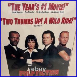 Rare Promo VTG Pulp Fiction Video Store Original 16x22 Quentin Tarantino Framed