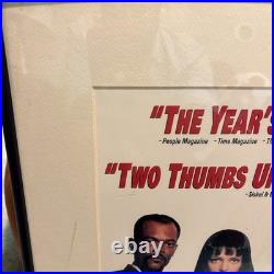 Rare Promo VTG Pulp Fiction Video Store Original 16x22 Quentin Tarantino Framed