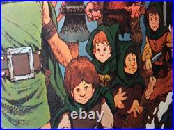 Rare Vintage 1978 LORD OF THE RINGS Movie Poster JRR Tolkien animated movie