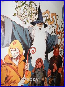 Rare Vintage 1978 LORD OF THE RINGS Movie Poster JRR Tolkien animated movie