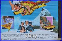 Rare Vintage 1981 Condorman Superhero Movie Poster Baskin-Robbins Walt Disney