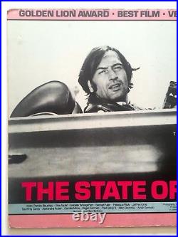 Rare Vintage 1982 The State Of Things Wim Wenders Movie Memorabilia Film Poster
