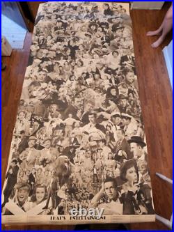 Rare Vintage 76 x 35 THAT'S ENTERTAINMENT 1975 Original Movie Poster MGM