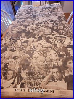 Rare Vintage 76 x 35 THAT'S ENTERTAINMENT 1975 Original Movie Poster MGM