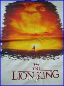 Rare Vintage Disney Store Mustafa The Lion King Shirt movie poster Large new nwt