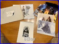 Rare Vintage Empire Strikes Back Press Brief & Lobby Cards Star Wars Elstree UK