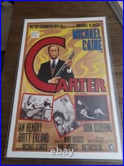 Reproduction Vintage Michael Caine Get Carter Movie Poster, 16 X 23
