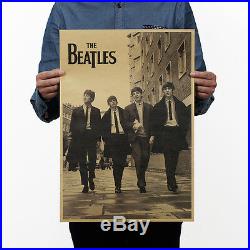 Retro Antique Poster Vintage Style Wall Decor Picture The Beatles Fast Post
