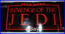 Revenge Of The Jedi Star Wars Empire Strikes Back 1982 Vtg Movie Card Posters C3
