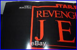Revenge Of The Jedi Star Wars Empire Strikes Back 1982 Vtg Movie Card Posters C3