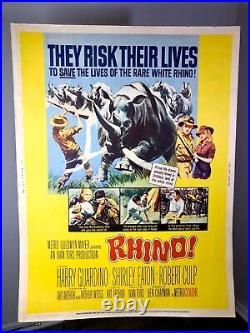 Rhino! (1964) 30x40 Vintage Movie Poster Excellent Condition