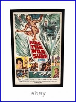 Ride the Wild Surf 1964 Vintage Movie Poster CLEAN