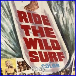 Ride the Wild Surf 1964 Vintage Movie Poster CLEAN