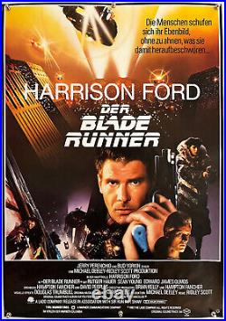 Ridley Scott BLADE RUNNER original vintage 1 sheet movie poster rolled 1982