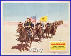 Rio Grande Original Vintage Lobby Card Movie Poster John Wayne 1950