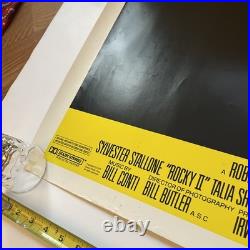Rocky II One Sheet Movie Poster 1979 Vintage Original 28x22 Rare