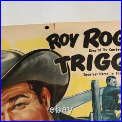 Roy Rogers Pals of the Golden West Original Movie Poster 1951 Western Film Art