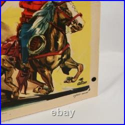 Roy Rogers Pals of the Golden West Original Movie Poster 1951 Western Film Art