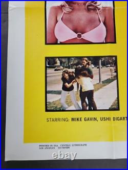 Runaway Hormones 1972 Vintage Movie One Sheet Poster Sexploitation Original 70s