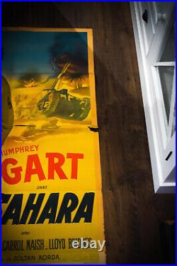 SAHARA? MietCollectibles ORIGINAL VINTAGE MOVIE POSTER HUMPHREY BOGART 1943