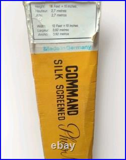 SCARFACE? Vintage 1970s German Silk Screened Photo Wall Mural