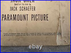 SHANE (1953) Original Vintage Movie Poster Type B