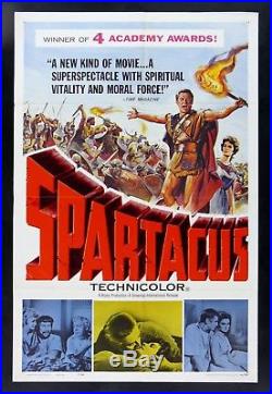 SPARTACUS CineMasterpieces ORIGINAL VINTAGE MOVIE POSTER GLADIATOR 1961