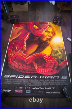 SPIDERMAN 2 C French Shelter Rolled D/S Vintage Movie Poster Original 2004