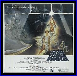 STAR WARS CineMasterpieces 1977 HUGE 6SH RARE ORIGINAL VINTAGE MOVIE POSTER
