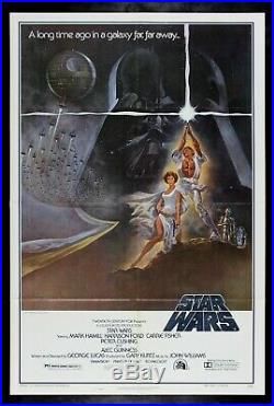 STAR WARS CineMasterpieces 1977 ORIGINAL 77/21 VINTAGE UNUSED MOVIE POSTER