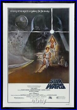STAR WARS CineMasterpieces STYLE A VINTAGE ORIGINAL MOVIE POSTER 1977