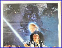 STAR WARS Return of the Jedi 1983 Original Movie Poster Style B 27X41 Vintage