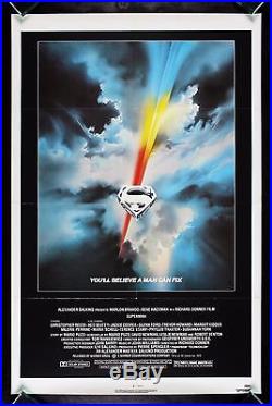 SUPERMAN CineMasterpieces VINTAGE ORIGINAL MOVIE POSTER 1978