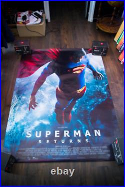 SUPERMAN RETURNS Bryan Singer French Grande Rolled Vintage Movie Poster 2006