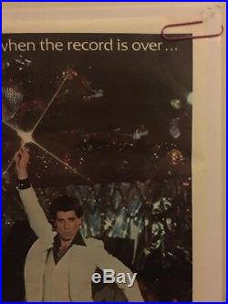 Saturday Night Fever Vintage Poster Original Movie Pin-up Disco Travolta 1970's