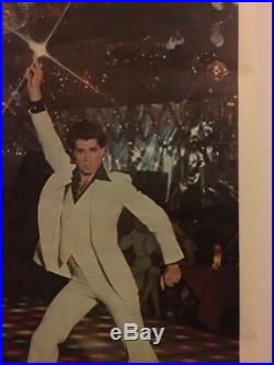 Saturday Night Fever Vintage Poster Original Movie Pin-up Disco Travolta 1970's