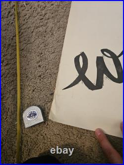 Scarce Vintage Theater Poster Datterich Eva Franke Weibgarber 1960s. Original