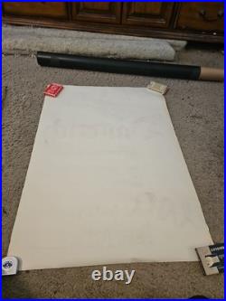 Scarce Vintage Theater Poster Datterich Eva Franke Weibgarber 1960s. Original